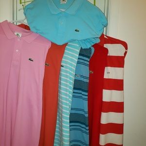Lacoste Mens Polo Bundle